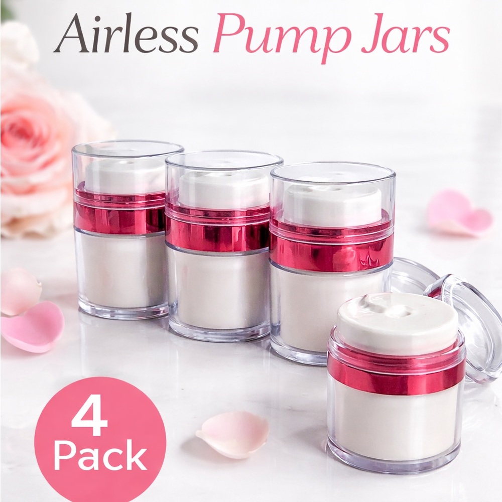 ⭐️ Bundle 5 for $13 • Airless Pump Jars - 4 Pack
